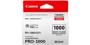 Canon CARTRIDGE PFI-1000GY šedá pro ImagePROGRAF PRO-1000 (1465 str.)