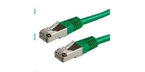 XtendLan patch kabel Cat6A, SFTP, LS0H - 0,5m, zelený (prodej po 10 ks)