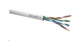 Instalační kabel Solarix UTP, Cat5E, drát, PVC, box 305m SXKD-5E-UTP-PVC