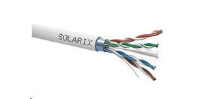 Instalační kabel Solarix FTP, Cat6, drát, PVC, cívka 500m SXKD-6-FTP-PVC