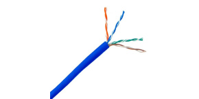 UTP kabel PlanetElite, Cat5E, licna(lanko), PVC, modrá, 305m