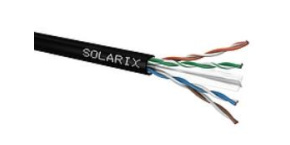 Instalační kabel Solarix venkovní UTP, Cat6, drát, PE, cívka 500m SXKD-6-UTP-PE