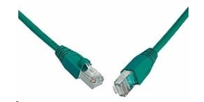 Solarix Patch kabel CAT6 SFTP PVC 3m zelený snag-proof C6-315GR-3MB