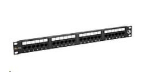 Solarix Patch panel 24 x RJ45 CAT5E UTP 150 MHz černý 1U SX24-5E-UTP-BK