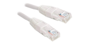 XtendLan patch kabel Cat5E, UTP - 0,5m, bílý (prodej po 10 ks)