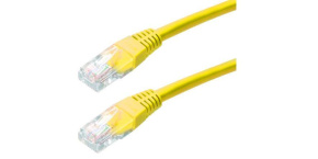 XtendLan patch kabel Cat6, UTP - 3m, žlutý