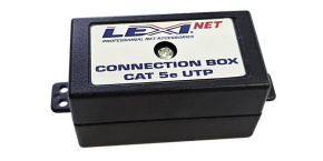 LEXI-Net Spojovací box MINI UTP Cat5E narážecí, černá