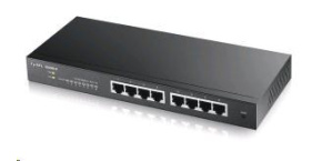 Zyxel GS1900-8 8-port Desktop Gigabit Web Smart switch: 8x Gigabit metal, IPv6, 802.3az (Green), fanless v2