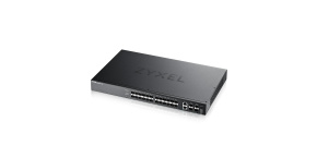 Zyxel XGS2220-30F, L3 Access Switch, 24x1G SFP, 2x10mG RJ45, 4x10G SFP+ Uplink, incl. 1 yr NebulaFlex Pro