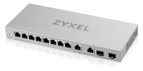 Zyxel XGS1210-12 12-port Gigabit Webmanaged Switch, 8x gigabit RJ45, 2x 2,5GbE RJ45, 2x SFP+