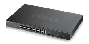 Zyxel XGS1935-28, 28 Port Lite-L3 Smart Managed Switch, 24x Gigabit Copper and 4x 10G SFP+, hybrid mode,