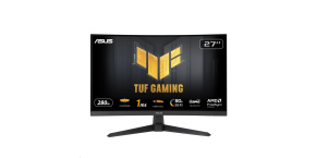 ASUS LCD 27" VG27VQM1B TUF Gaming 1920x1080, Full HD, Curved, 280Hz, ELMB, FreeSync, 1ms, 90% DCI-P3, HDMI, DP,VESA