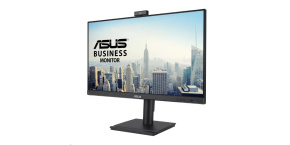 ASUS LCD 27" BE279QFK Video Conferencing Monitor,  Full HD, IPS, Frameless, Full HD Webcam, Mic Array, Speakers, HDMI