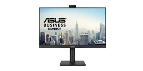 ASUS LCD 23.8" BE249QFK Video Conferencing Monitor, FHD, IPS, 100Hz, Frameless, FHD Webcam, Mic Array, Stereo Speakers