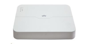 Uniview NVR, 8 PoE (Max 108W) kanálů, H.265, 1x HDD, 8Mpix (64Mbps/64Mbps), HDMI, VGA, 4K, ONVIF, 2x USB audio