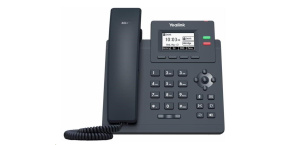 Yealink SIP-T31G IP telefon, 2,3" 132x64 grafický, 2x RJ45 10/100/1000, PoE, 2x SIP, s adaptérem