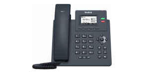 Yealink SIP-T31P IP telefon, 2,3" 132x64 grafický, 2x RJ45 10/100, PoE, 2x SIP, s adaptérem