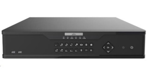 Uniview NVR, 32 kanálů, H.265, 4x HDD, 12Mpix (384Mbps/384Mbps), HDMI+VGA Full HD, ONVIF, 3x USB, audio