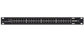 UBNT EdgeSwitch ES-48-500W [70Gbps, 500W, aktivní (802.3af/at) i pasivní (24V) PoE, 2xSFP, 2xSFP+, L2/L3]