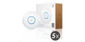 UBNT UniFi AP AC LR, 5-PACK (neobsahuje PoE!) [vnitřní AP, dual-band 2.4+5GHz (450+867Mbps), MIMO, 802.11a/b/g/n/ac]