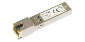 MikroTik SFP+ konvertor na metaliku 10M/100M/1G/2.5G/5G/10G, RJ-45, až 200m