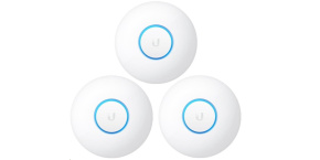 UBNT UniFi AP nanoHD, 3-PACK, bez PoE! [vnitřní AP, 2.4+5GHz (300Mbps+1733Mbps), MU-MIMO, 802.11a/b/g/n]