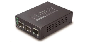 Planet GT-1205A Konvertor, 1x 10/100/1000Base-T RJ-45, 2x 100/1000Base-X SFP