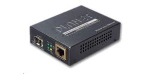 Planet GTP-805A konvertor 10/100/1000Base-T / miniGBIC SFP, PoE injektor IEEE 802.3at