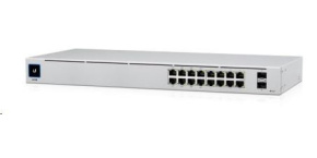 UBNT UniFi Switch USW-16-POE Gen2 [16xGigabit, 8x PoE out 42W, 802.3at/af, 2xSFP, 36Gbps]