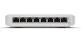 UBNT UniFi Switch USW-Lite-8-PoE [8xGigabit, 4x PoE out 52W, 802.3at/af, 16Gbps]