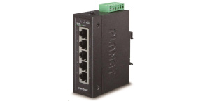 Planet ISW-500T Switch, 5x 10/100Base-TX, ESD, DIN, IP30, -40~75°C