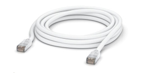 UBNT UACC-Cable-Patch-Outdoor-5M-W, Outdoor UniFi Patch kabel, 5m, Cat5e, bílý