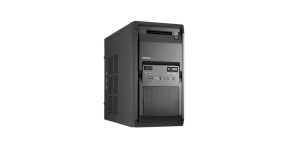 CHIEFTEC skříň Libra Series/Minitower, 350W, LT-01B-350S8, Black, USB 3.0