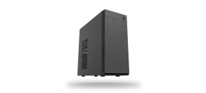 CHIEFTEC skříň Elox Series HC-10B, Miditower, USB 3.0, Black with Hair brush design front panel, bez zdroje