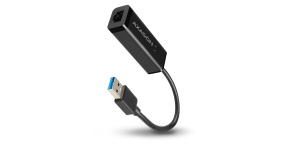 AXAGON ADE-SR, USB-A 3.2 Gen 1 - Gigabit Ethernet síťová karta, auto instal, černá