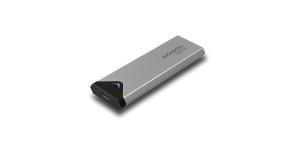 AXAGON EEM2-UG2, USB-C 10Gbps - M.2 NVMe SSD ARROW box, stříbrný