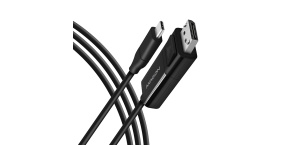 AXAGON RVC-DPC, USB-C -> DisplayPort redukce / kabel 1.8m, 4K/60Hz