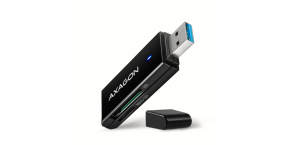 AXAGON CRE-S2N, USB-A 3.2 Gen 1 - SUPERSPEED čtečka karet, 2-slot & lun SD/microSD, podpora UHS-I