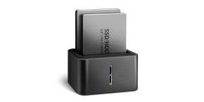 AXAGON ADSA-D25, USB 3.2 Gen 1 - 2x SATA 6G 2.5" SSD/HDD CLONE MINI dokovací stanice