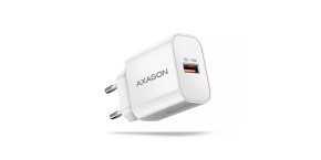 AXAGON ACU-QC18W, nabíječka do sítě 18W, 1x port USB-A, QC3.0/AFC/Apple, bílá