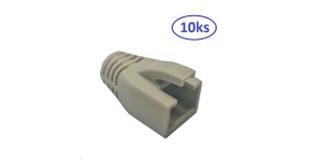 Ochrana pro konektor RJ45 Cat6A, snag-proof - šedá, 10ks