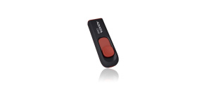 ADATA Flash Disk 16GB C008, USB 2.0 Classic, černá