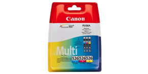 Canon CARTRIDGE CLI-526 C/M/Y Multi-pack SEC pro MG5150, MG5250, MG5350, MG6150, MG6250, MG8150, MG8250, MX885, MX895