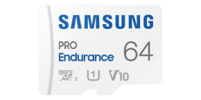 Samsung micro SDXC karta 64GB PRO Endurance + SD adaptér