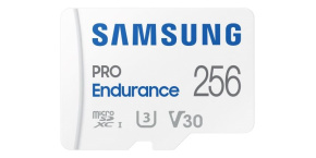 Samsung micro SDXC karta 256GB PRO Endurance + SD adaptér