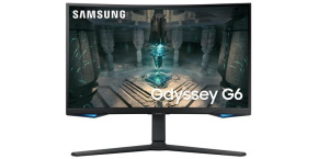 BAZAR - SAMSUNG MT LED LCD Gaming Smart Monitor 27" Odyssey G65B - prohnutý,Quantum Dot QHD,VA,240Hz,1ms,Pivot - Poškoze