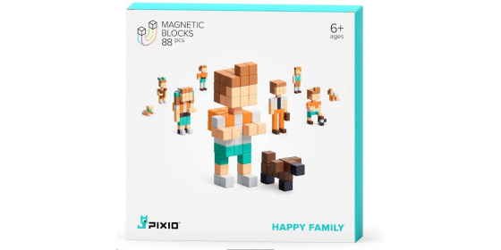 PIXIO Happy Family magnetická stavebnice