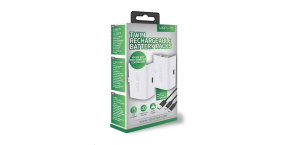 VENOM VS2872 Xbox Series S/X & One White Twin Battery Pack + 3 meter cable