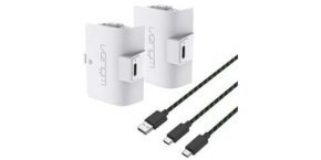 VENOM VS2874 Xbox Series S/X & One White High Capacity Twin Battery Pack + 3 meter cable