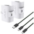 VENOM VS2874 Xbox Series S/X & One White High Capacity Twin Battery Pack + 3 meter cable